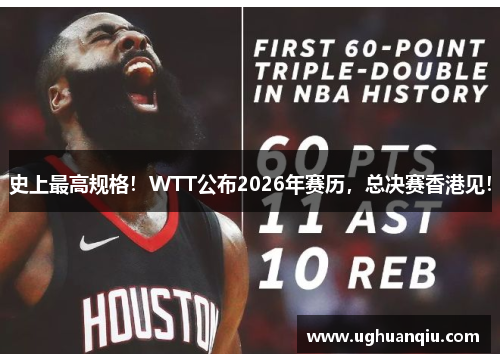史上最高规格！WTT公布2026年赛历，总决赛香港见！